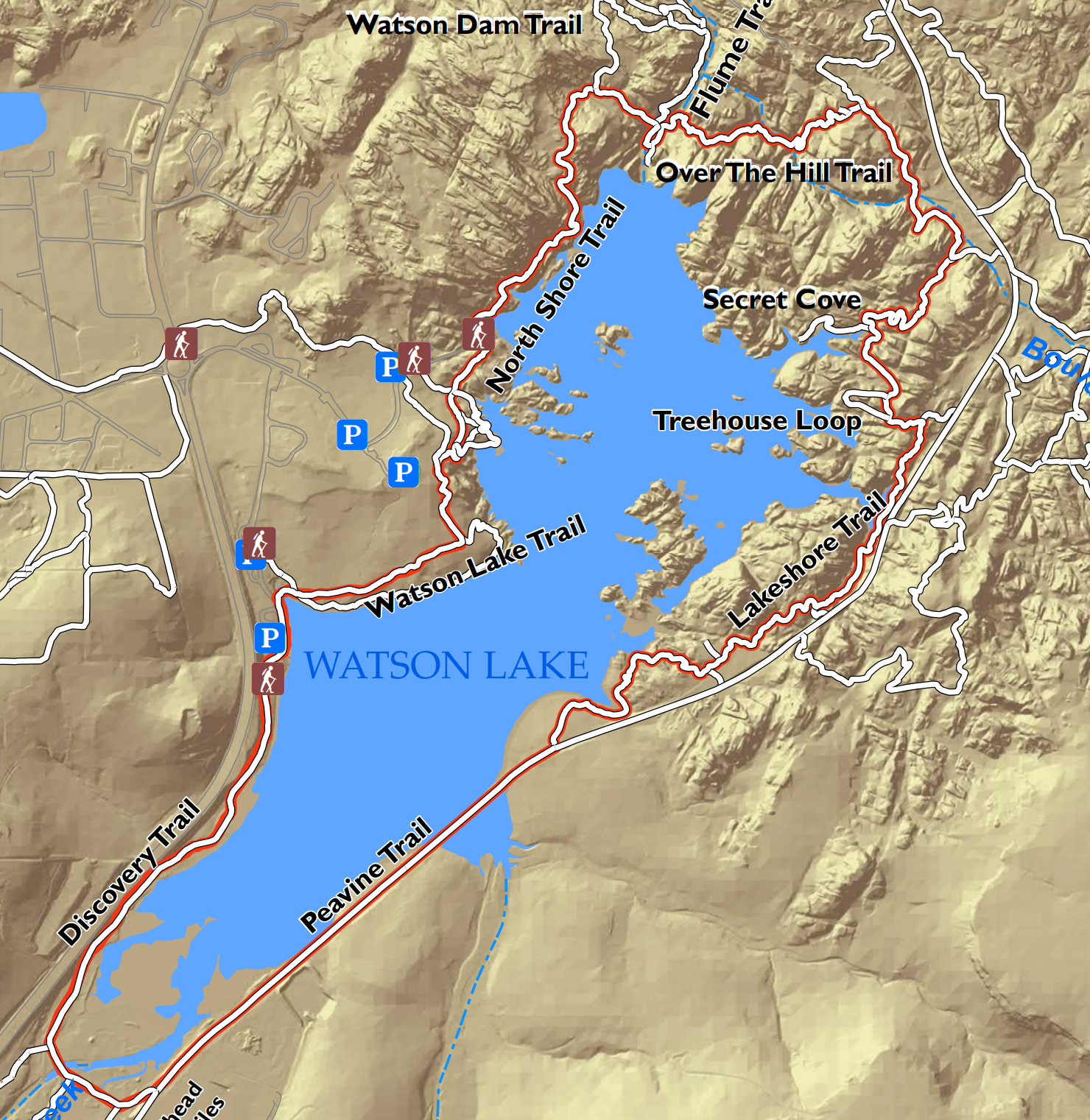 city of prescott watson lake map