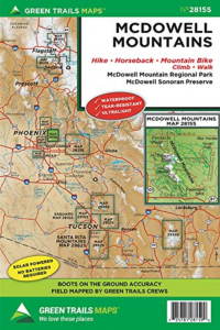 mcdowell mountains green trails map get outdoors get happy