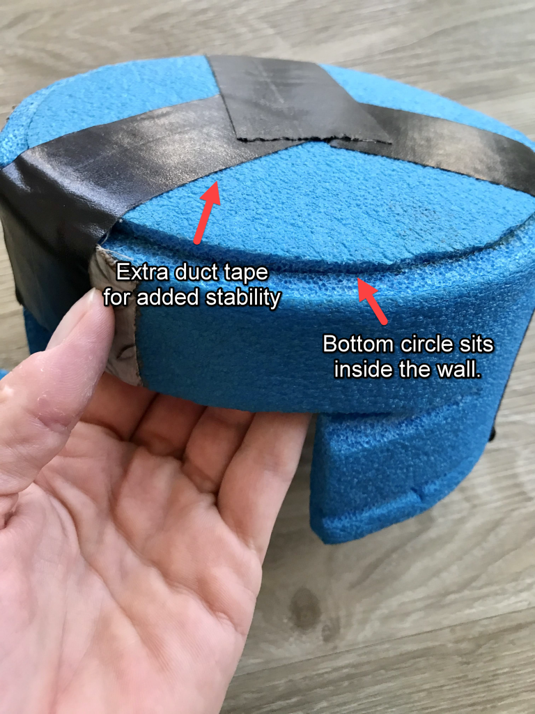 how to make a closed cell foam pot cozy assemble