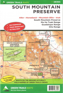 South Mountain Preserve Greentrails Map