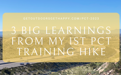 PCT 2023 Training Hike