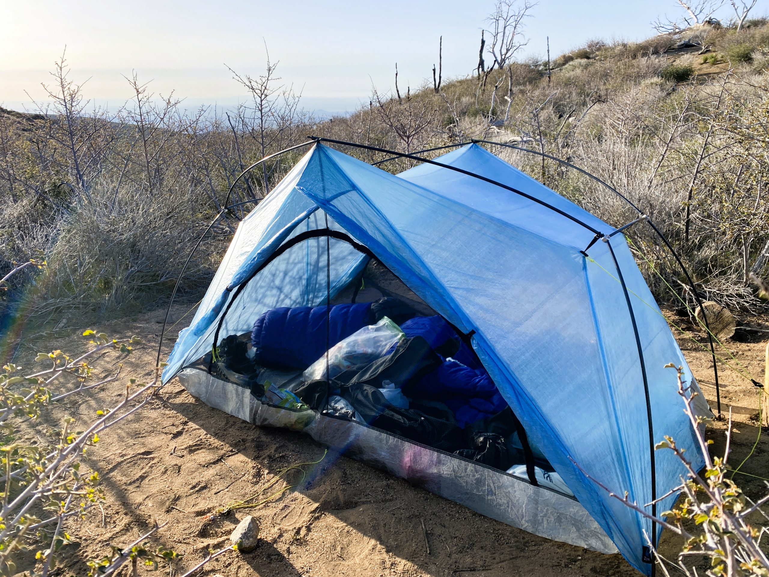 PCT Trail Journal Day 26 Willow Springs to Mile 549.0 zpack freeduo